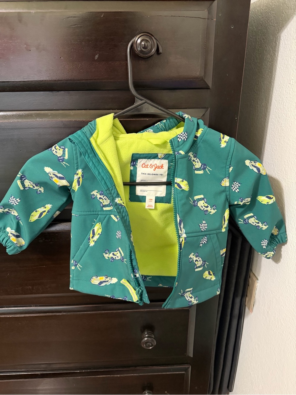Cat and Jack 18month Toddler Boy Cars Theme Jacket